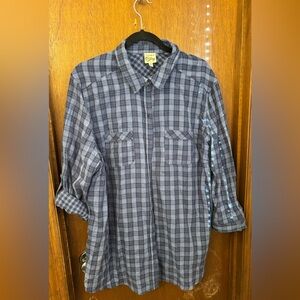 Como Vintage size 2x plaid shirt NWT